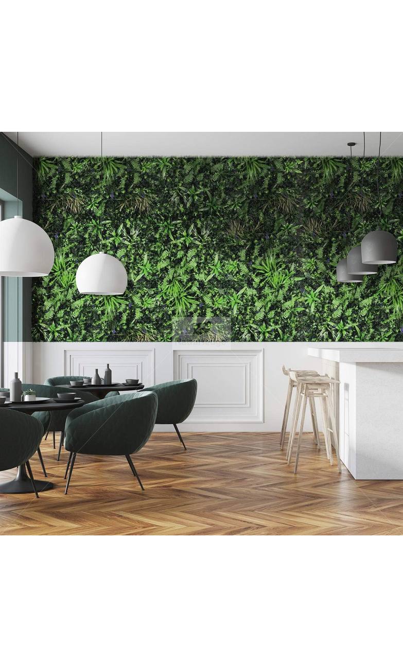 Artificial Kauai Living Wall Vertical Garden for Outdoor Hedge Installments or Indoor Decor (5 Pack) 28 SQF